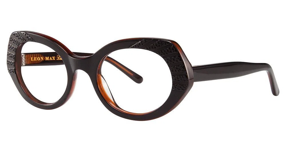 Leon Max LM6010 Eyeglasses - Black Brown - view 2